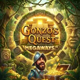 Gonzos Quest Megaways game at Golden Panda Casino for United Kingdom players